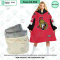 Ottawa Senators Hoodie Blanket