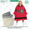 Ottawa Senators red Hoodie Blanket