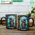 Owl Stained Glass CUSTOM Mug