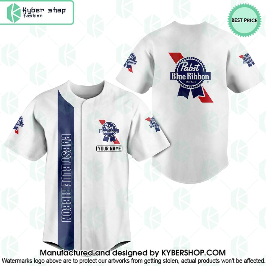 Pabst Blue Ribbon CUSTOM Baseball Jersey