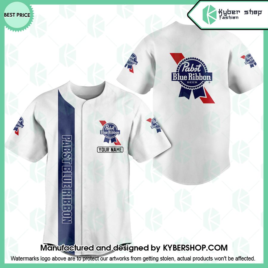 Pabst Blue Ribbon CUSTOM Baseball Jersey