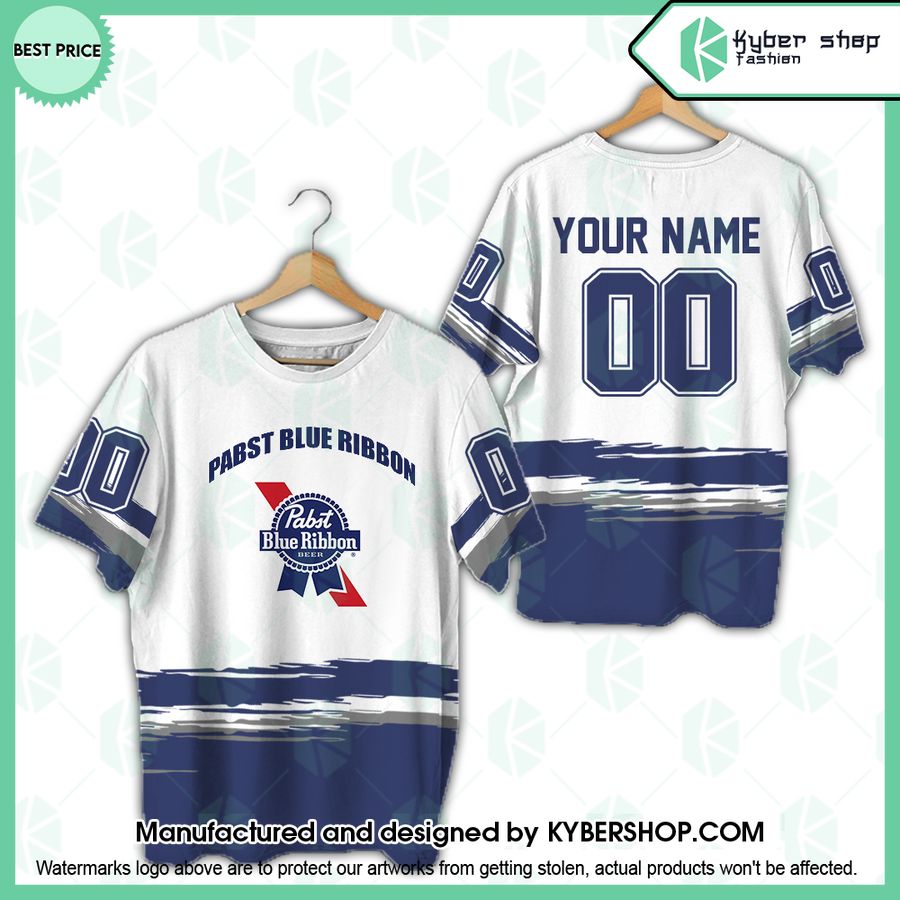 Pabst Blue Ribbon CUSTOM T Shirt