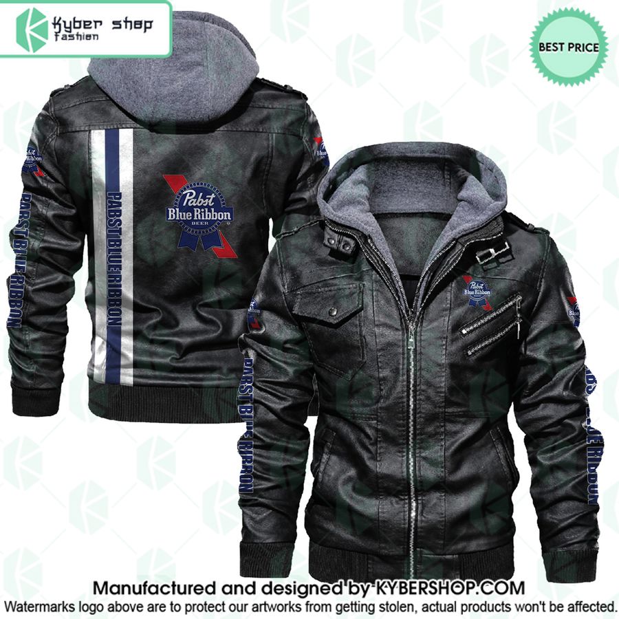 Pabst Blue Ribbon Leather Jacket