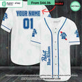 Pabst Blue Ribbon Personalized Baseball Jersey