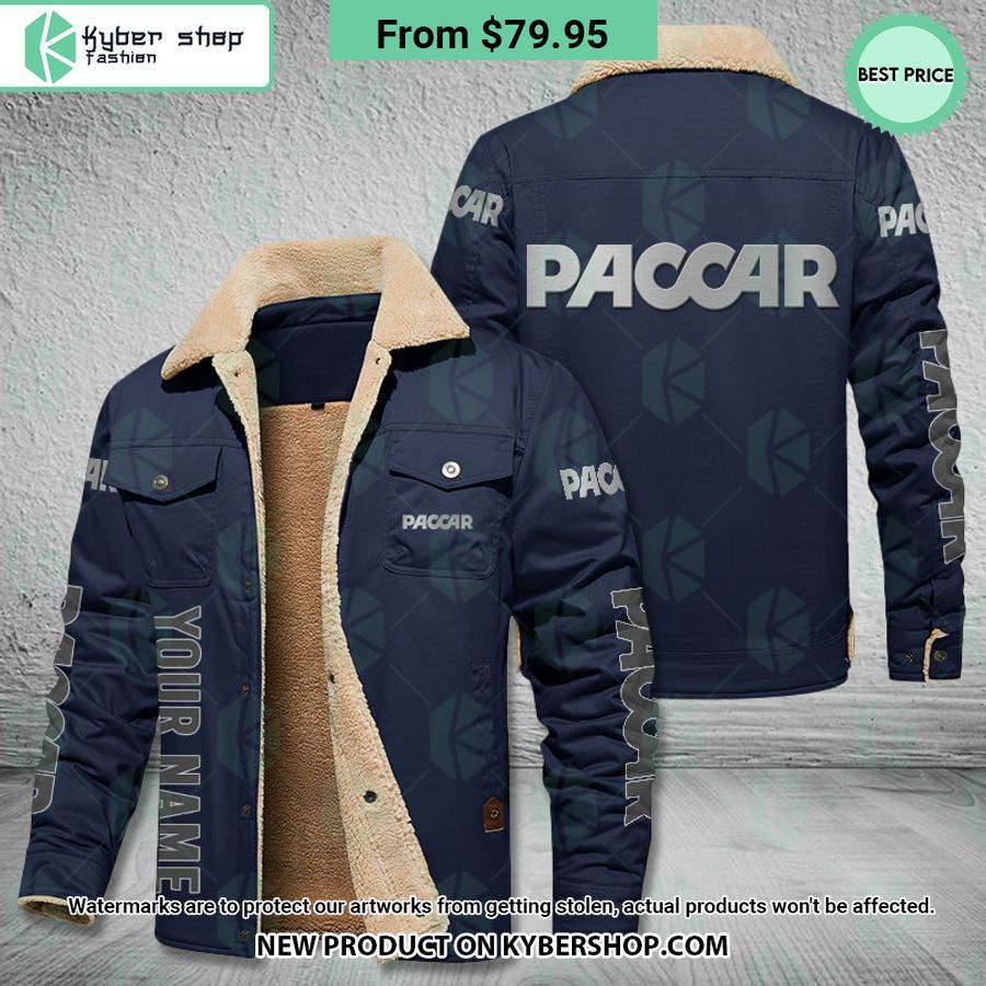 Paccar CUSTOM Fleece Leather Jacket