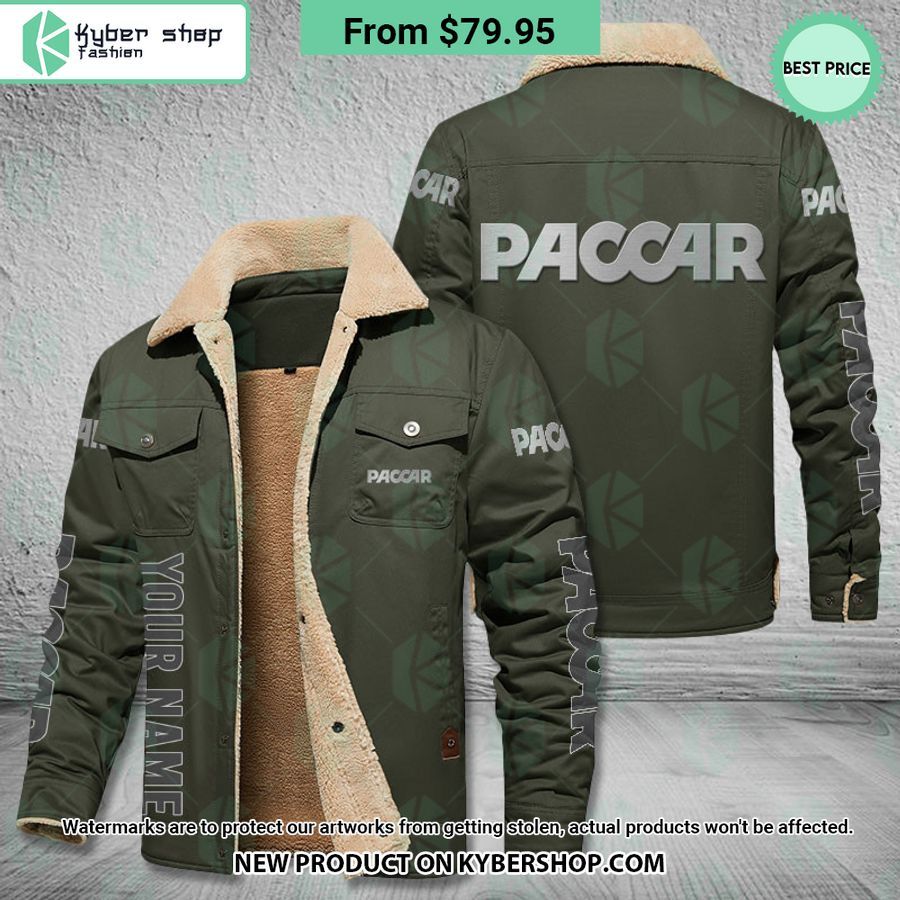 Paccar CUSTOM Fleece Leather Jacket