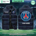 Paris Saint-Germain CUSTOM Sleeveless Puffer Down Jacket