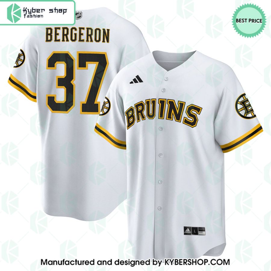 Patrice Bergeron Boston Bruins Baseball Jersey