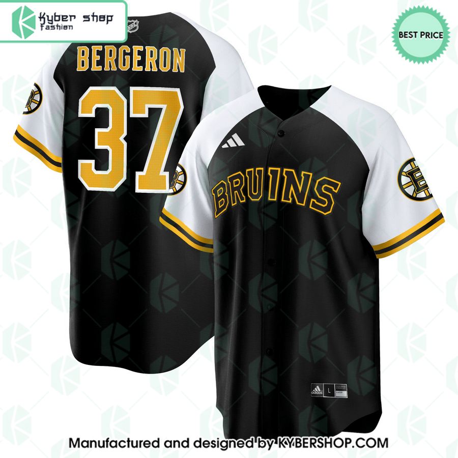 Patrice Bergeron Boston Bruins Baseball Jersey