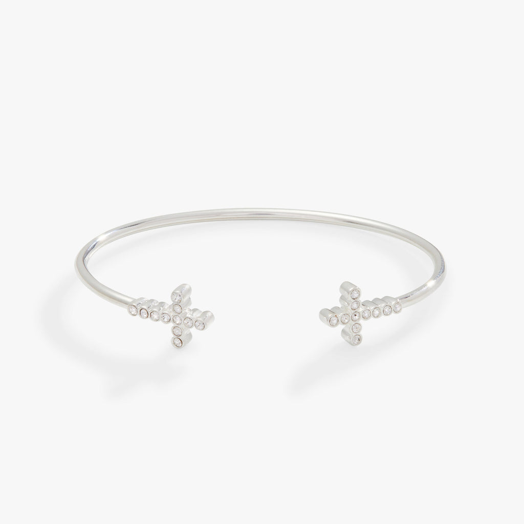 Pavé Cross Flex Cuff T-Shirts