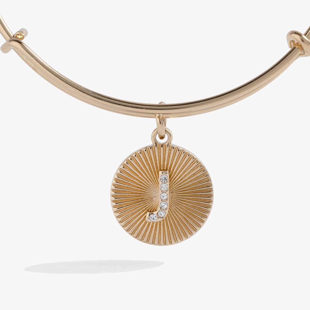 Initial J Pave Starburst Texture Bangle T-Shirts