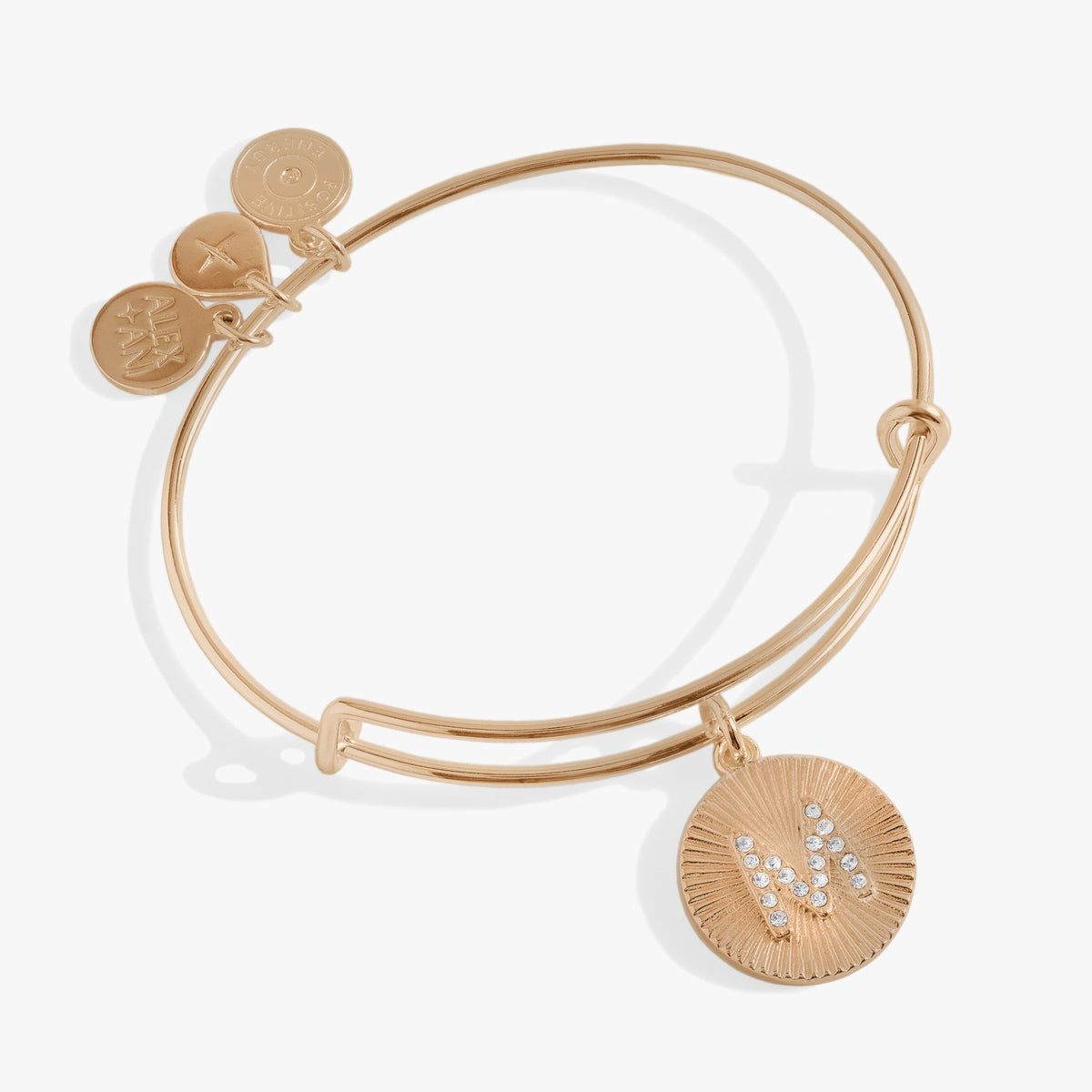 Initial M Pave Starburst Texture Bangle T-Shirts