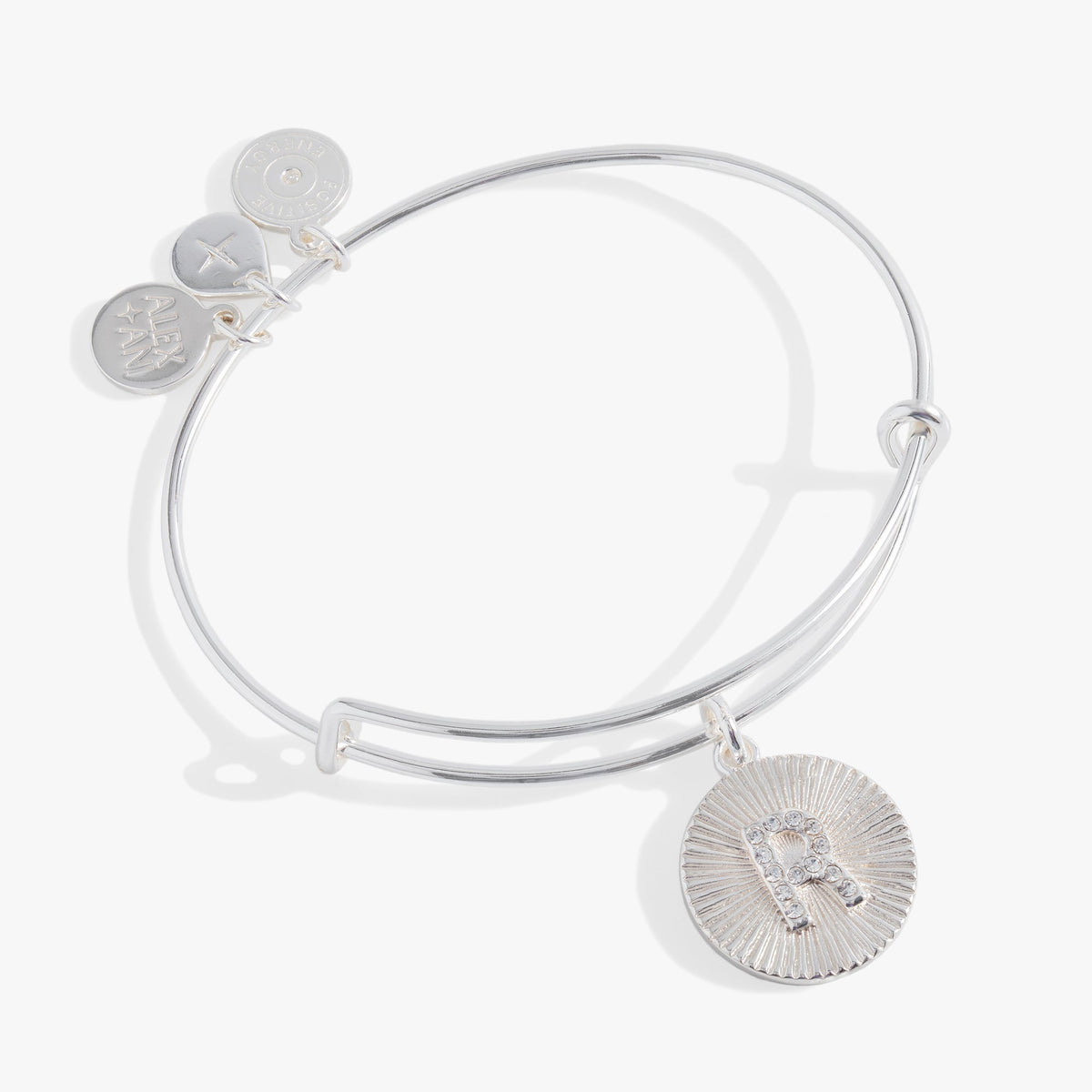 Initial R Pave Starburst Texture Bangle T-Shirts