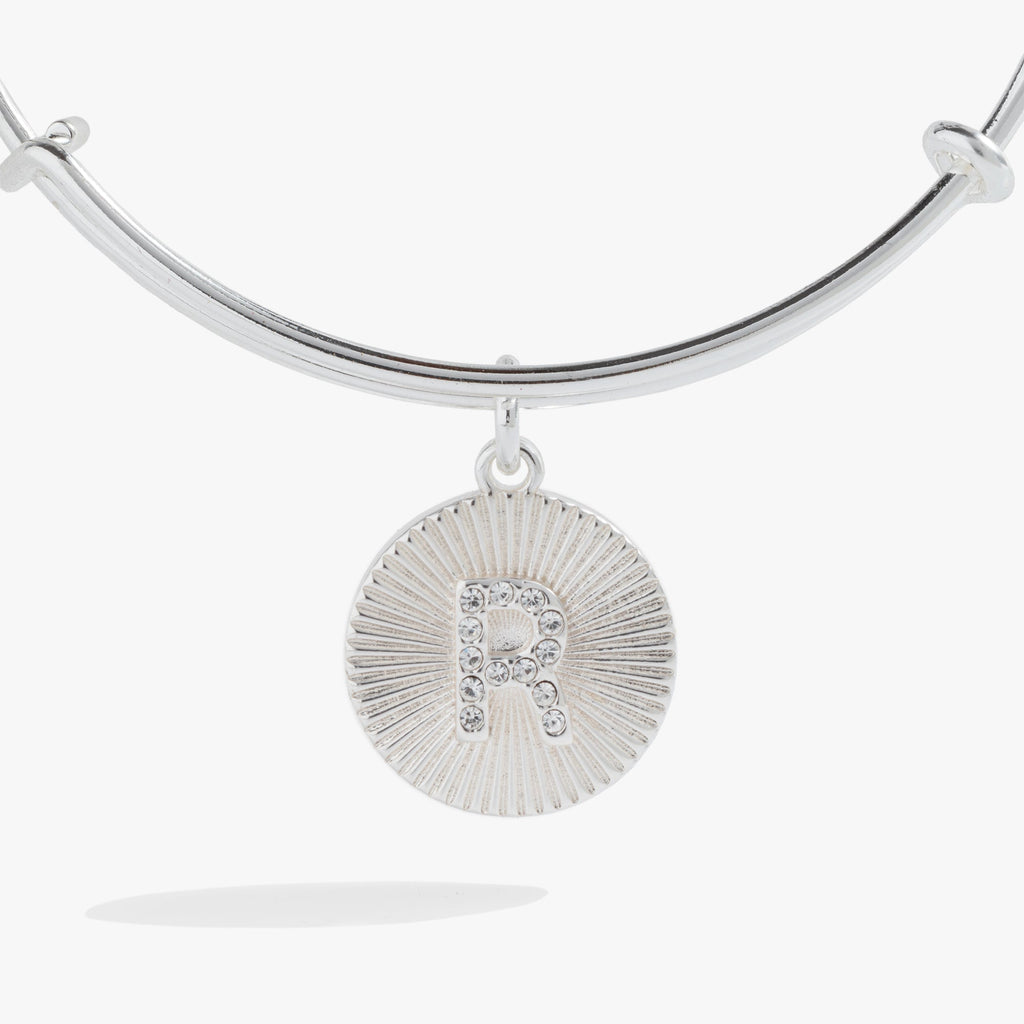 Initial R Pave Starburst Texture Bangle T-Shirts