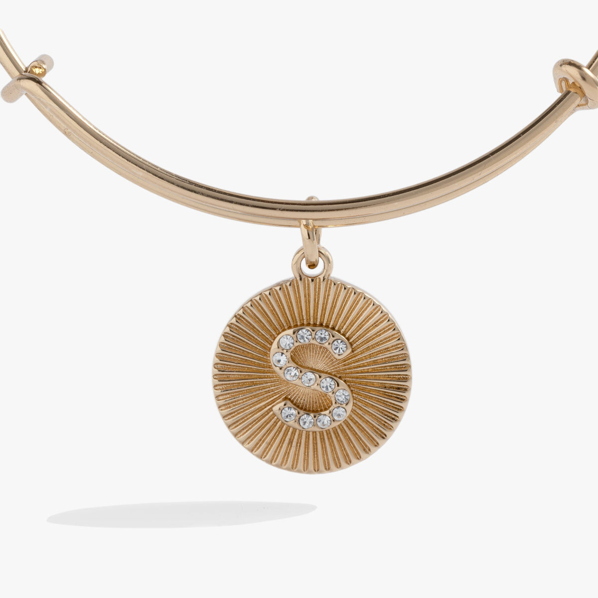Initial S Pave Starburst Texture Bangle T-Shirts