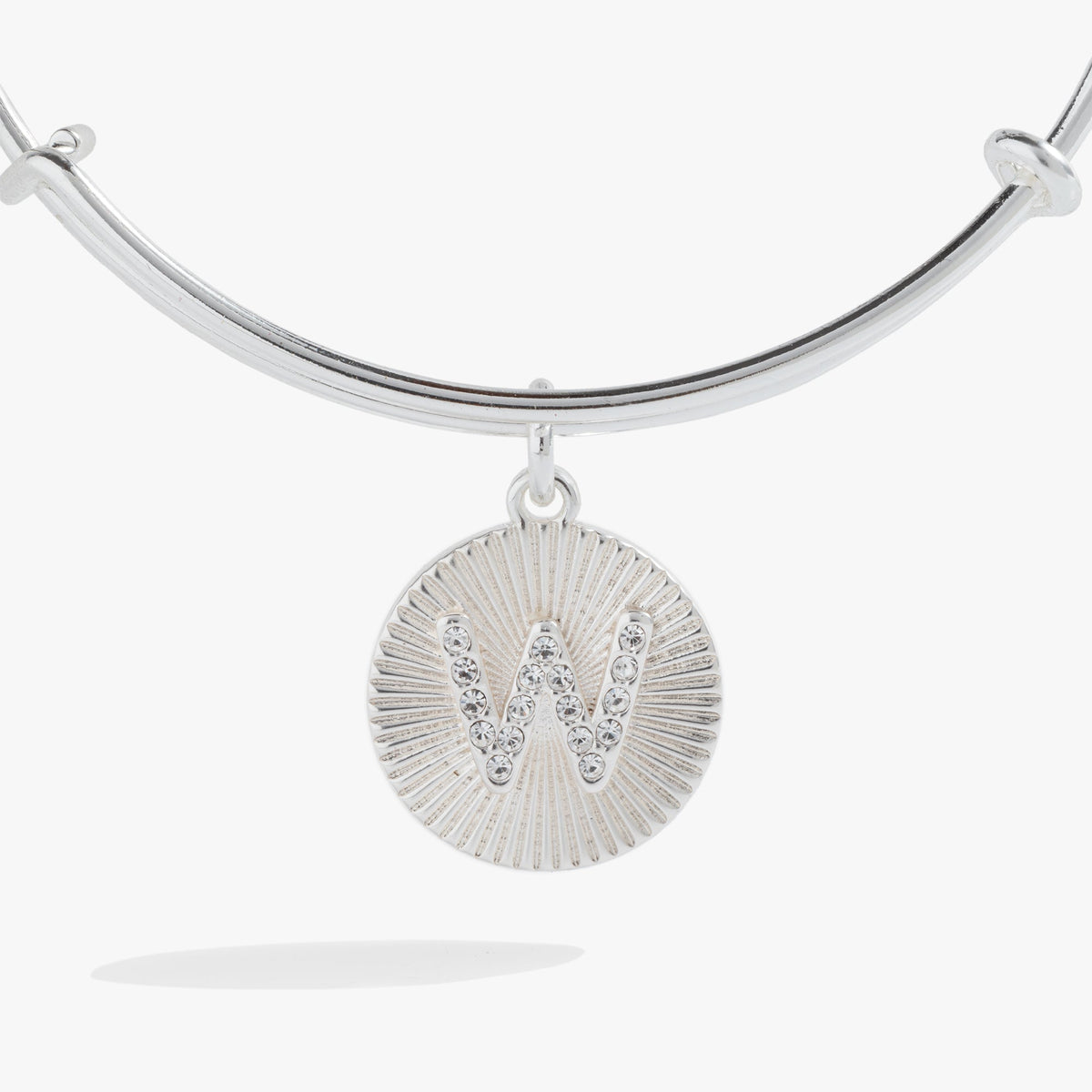 Initial W Pave Starburst Texture Bangle T-Shirts