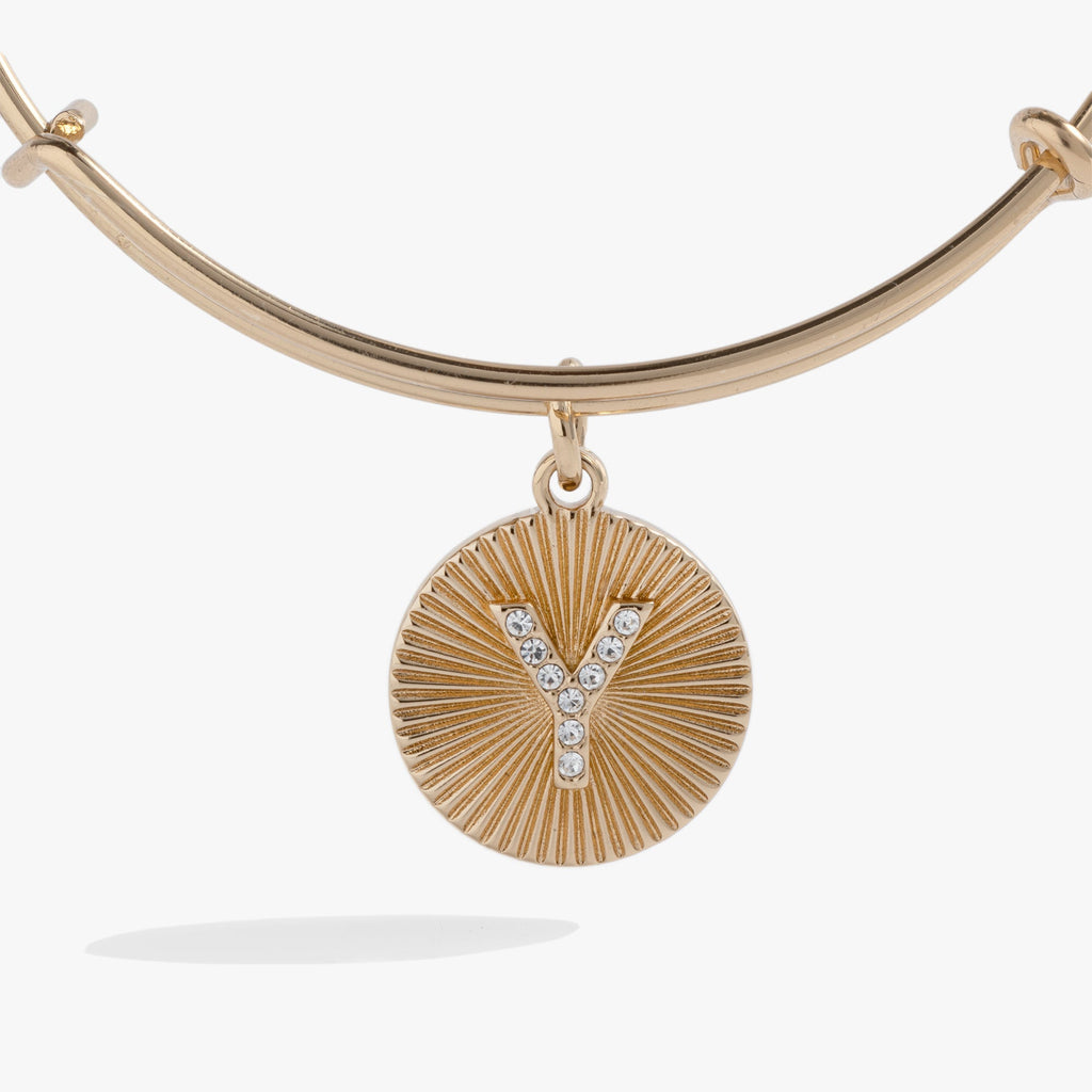 Initial Y Pave Starburst Texture Bangle T-Shirts