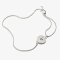 Evil Eye Crystal Pull Chain Bracelet T-Shirts