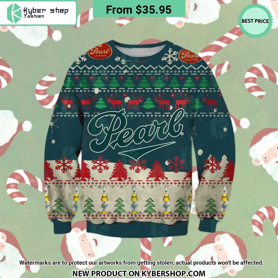 Pearl Beer Christmas Sweater