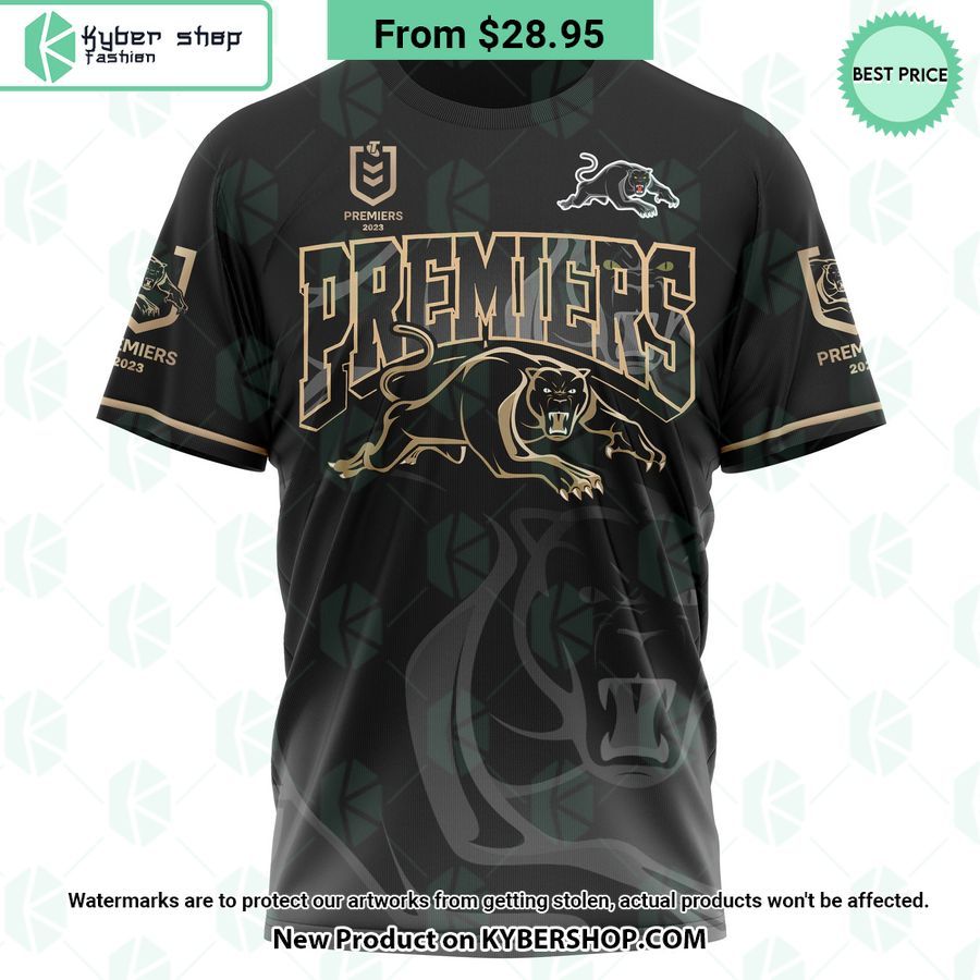 Penrith Panthers 2023 Premiers 3 Peats T Shirt
