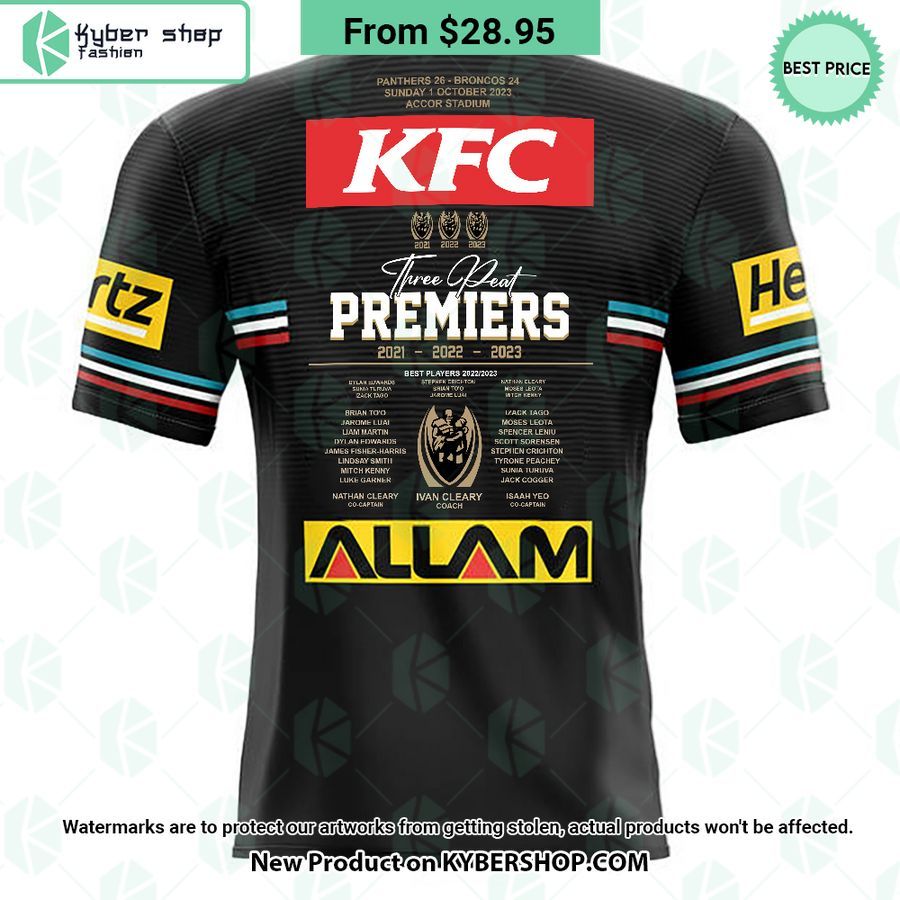 Penrith Panthers 3 Peats Premiers Shirt