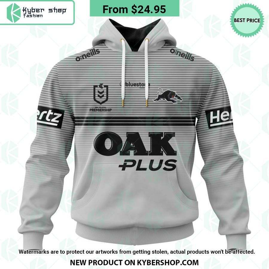 Penrith Panthers Black And White Design CUSTOM Hoodie