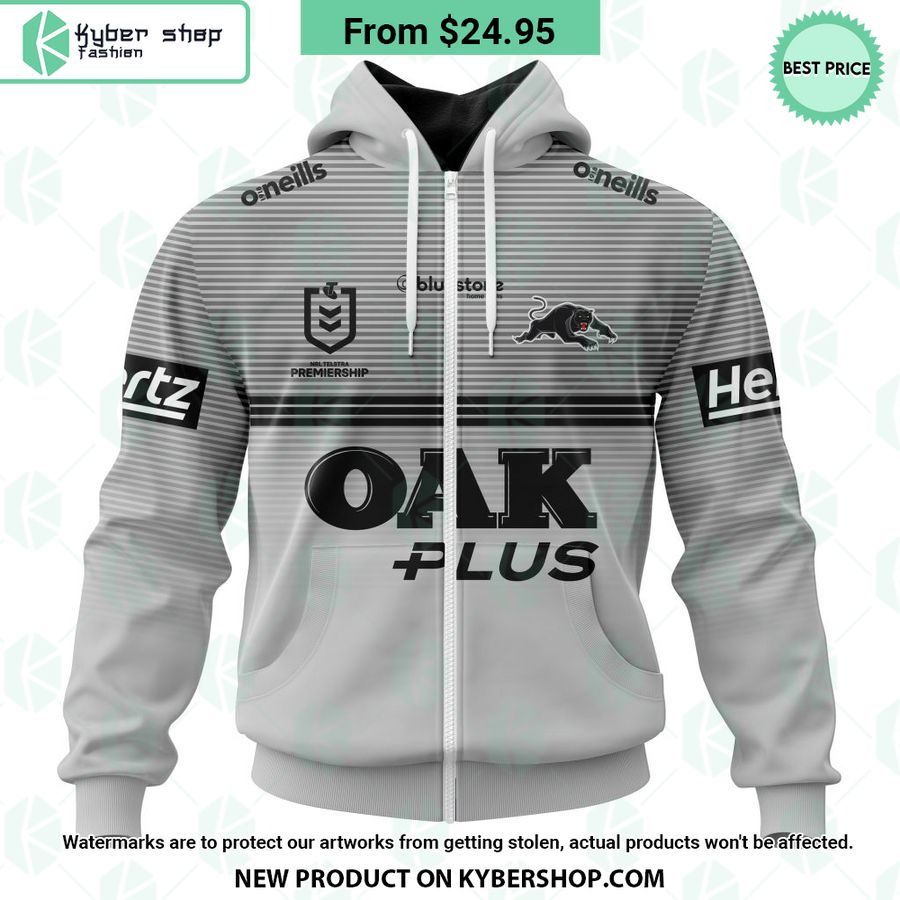 Penrith Panthers Black And White Design CUSTOM Hoodie