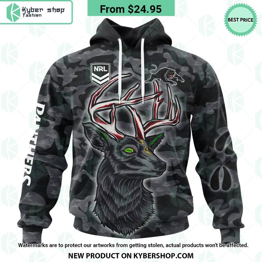 Penrith Panthers Camo Deer Hunting CUSTOM Hoodie