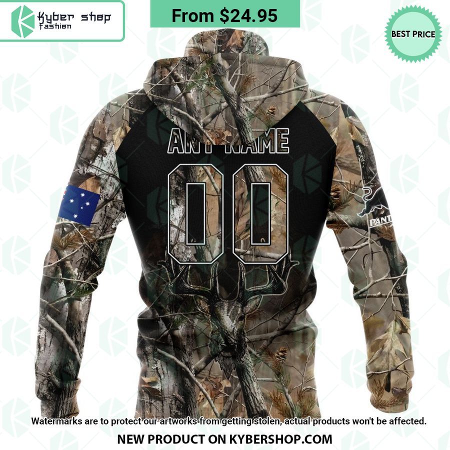Penrith Panthers Camo Realtree Hunting CUSTOM Hoodie