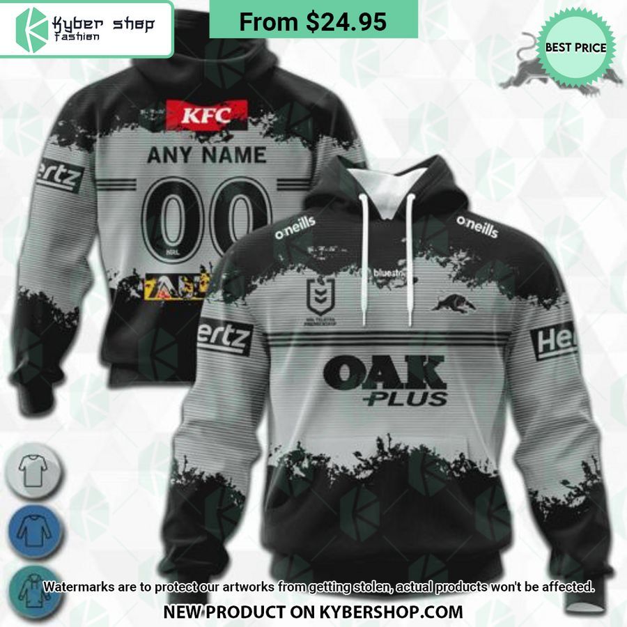 Penrith Panthers Faded Design CUSTOM Hoodie
