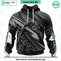 Penrith Panthers Skull Art Design CUSTOM Hoodie