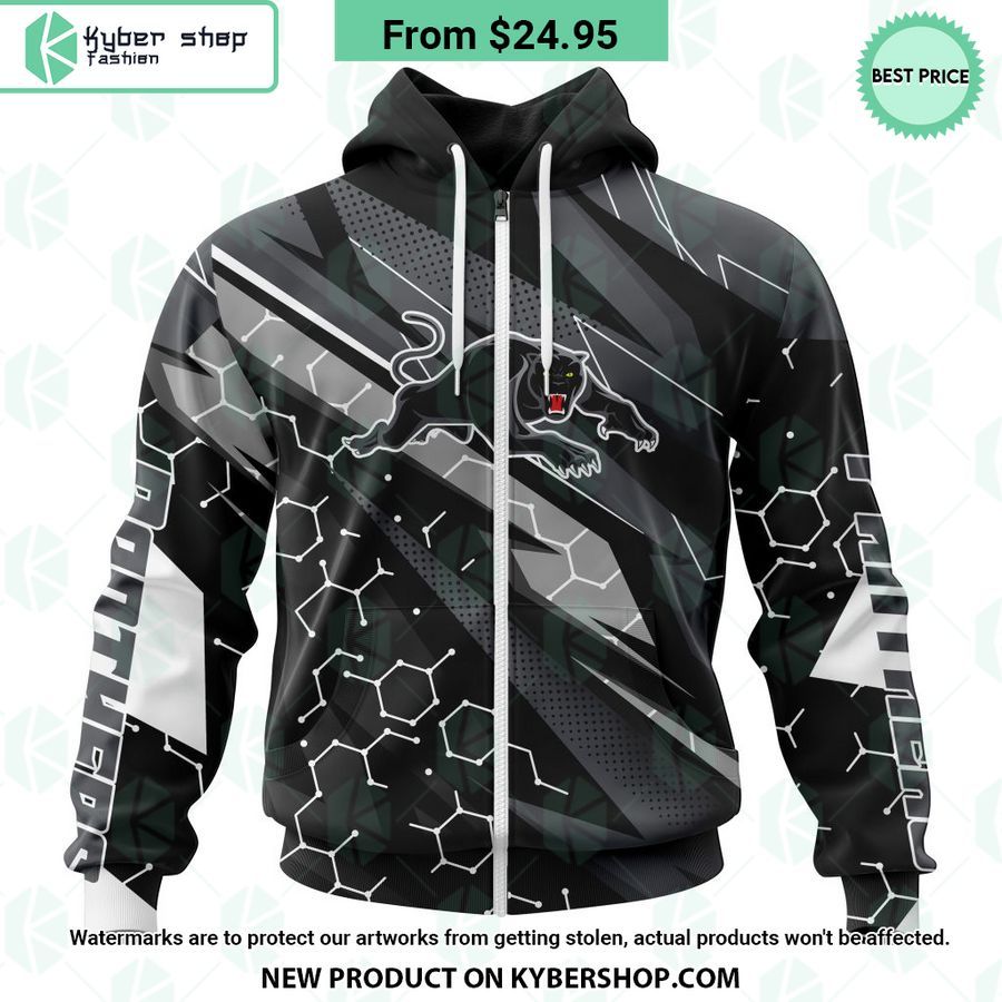 Penrith Panthers Skull Art Design CUSTOM Hoodie