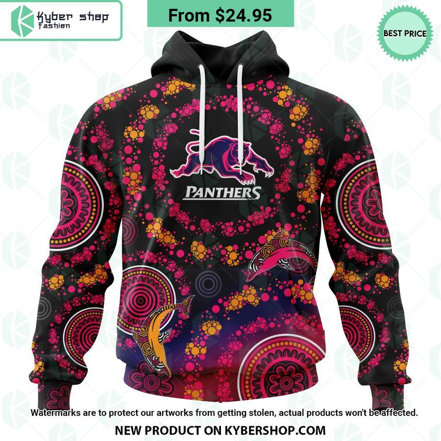Penrith Panthers Pink Brea CUSTOM Hoodie