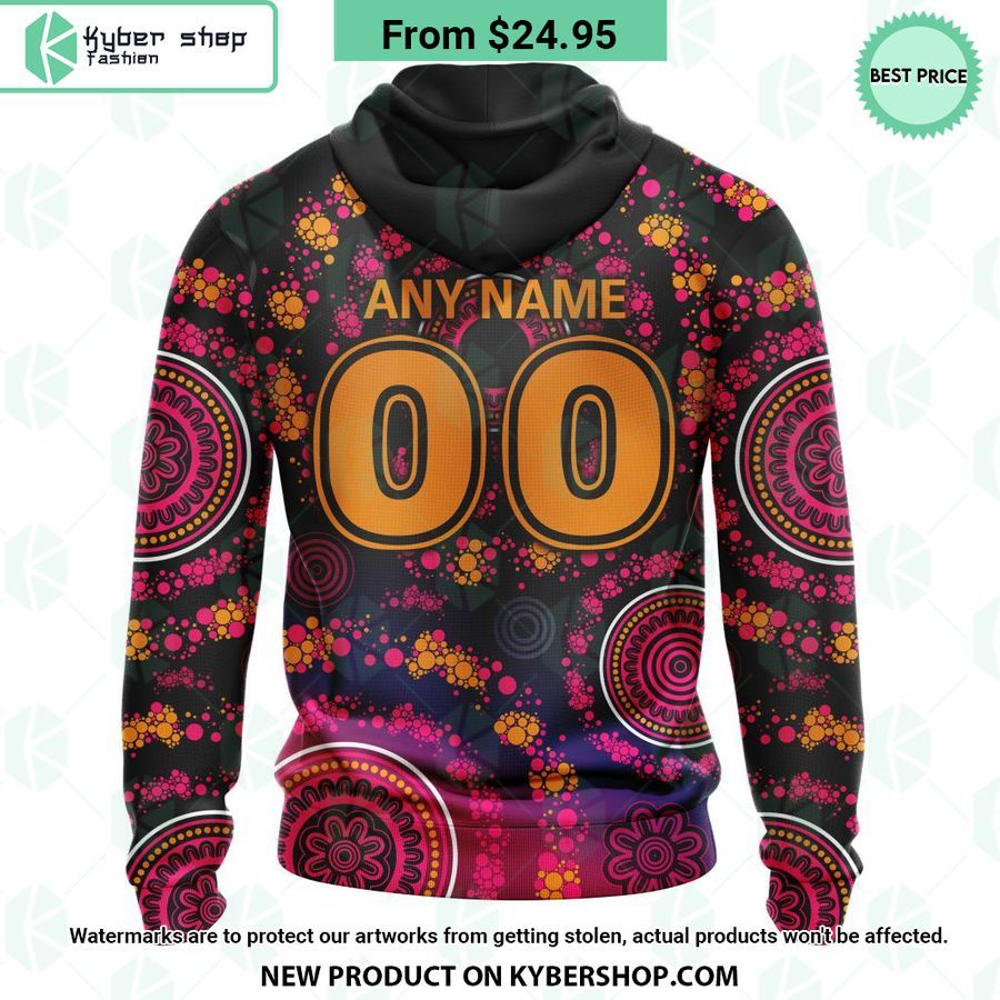 Penrith Panthers Pink Brea CUSTOM Hoodie
