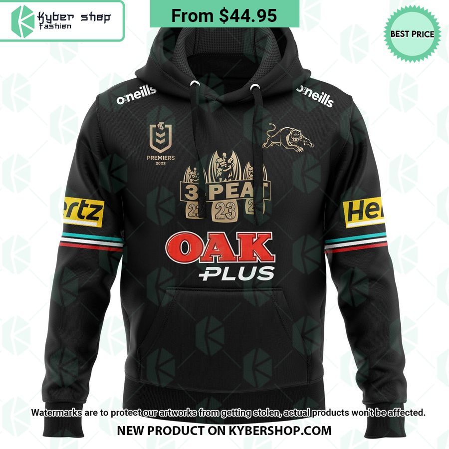 Penrith Panthers Premiers 3 Peats Hoodie