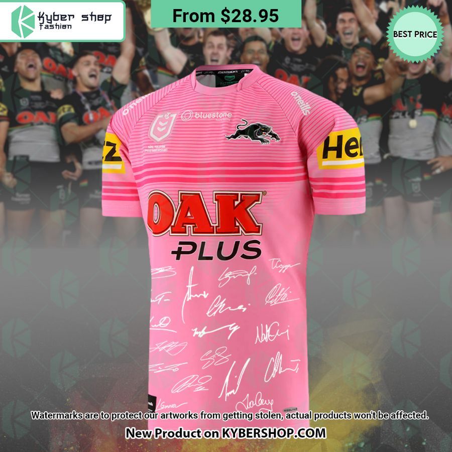 Penrith Panthers Signature 2023 NRL Premiers CUSTOM Shirt
