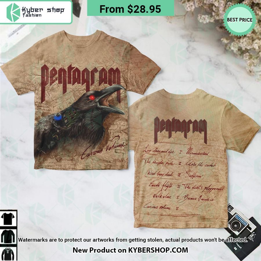 Pentagram Curious Volume Album Shirt