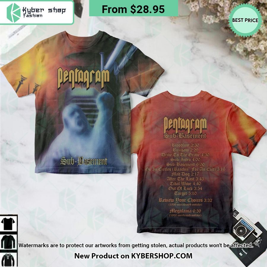 Pentagram Sub-Basement Album Shirt