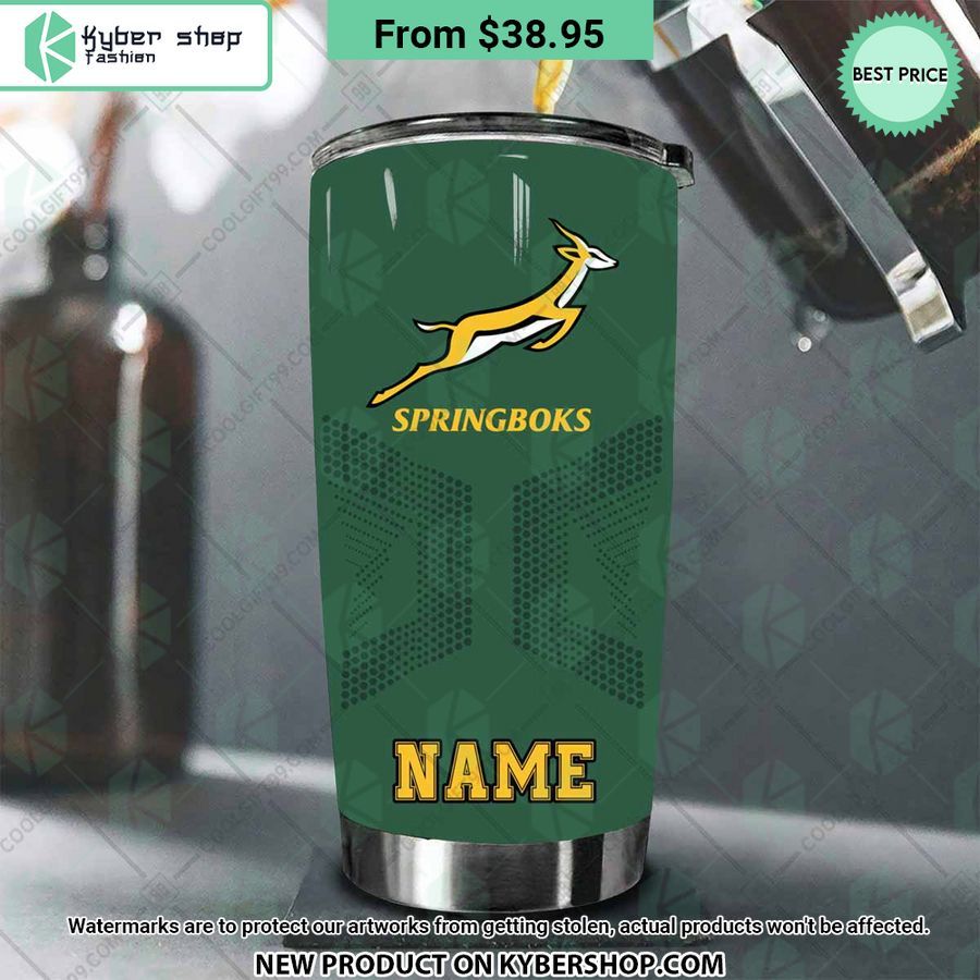 Personalized South Africa Springboks Tumbler