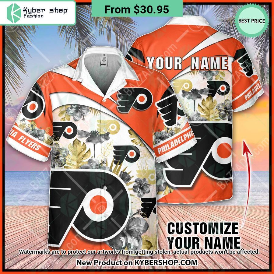Philadelphia Flyers custom personalized Hawaiian Shirt