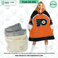 Philadelphia Flyers logo Hoodie Blanket