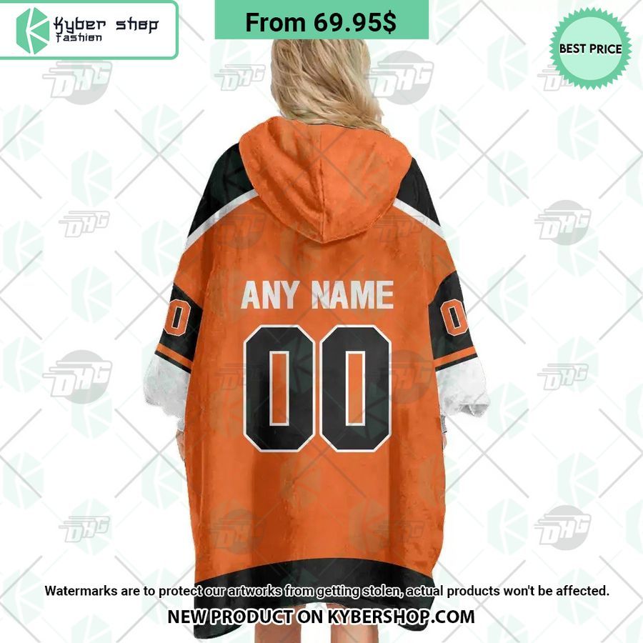 Philadelphia Flyers logo Hoodie Blanket