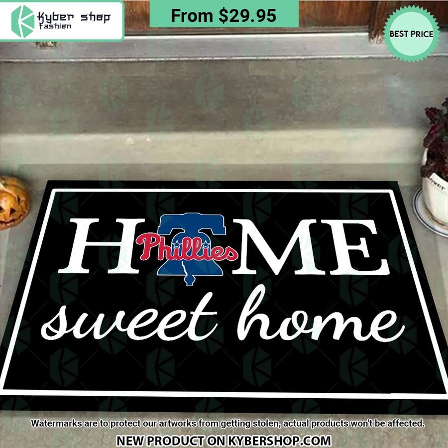 Philadelphia Phillies Home Sweet Home Doormat