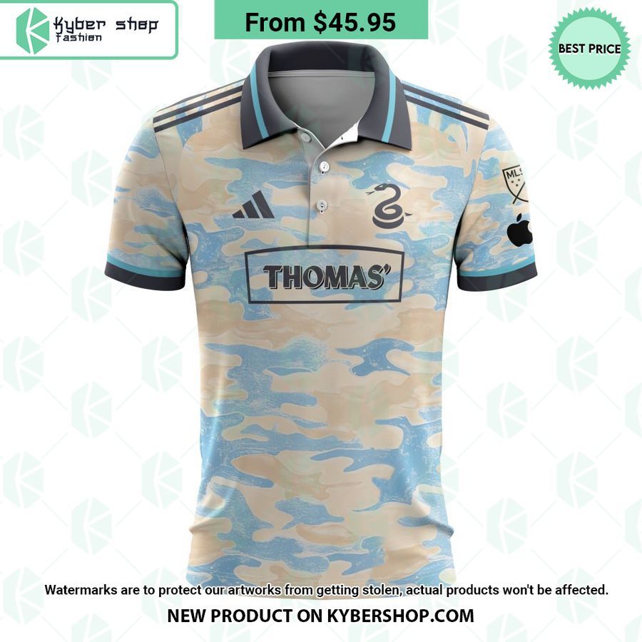 Philadelphia Union 2023 Away For Philly MLS CUSTOM Polo Shirt