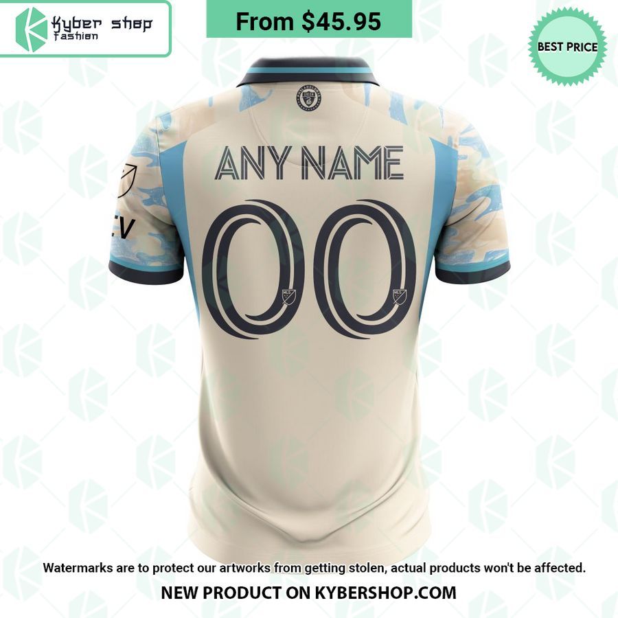 Philadelphia Union 2023 Away For Philly MLS CUSTOM Polo Shirt