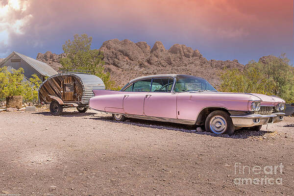 Pink Cadillac Print Unisex , , , Long Sleeve Tee