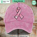 Pink Ribbon Breast Cancer Awareness Cap