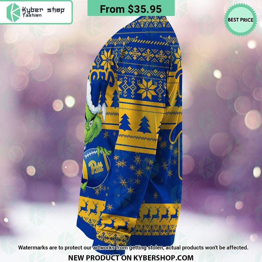 Pittsburgh Panthers Grinch Christmas Sweater