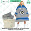 Pittsburgh Penguins blue Hoodie Blanket
