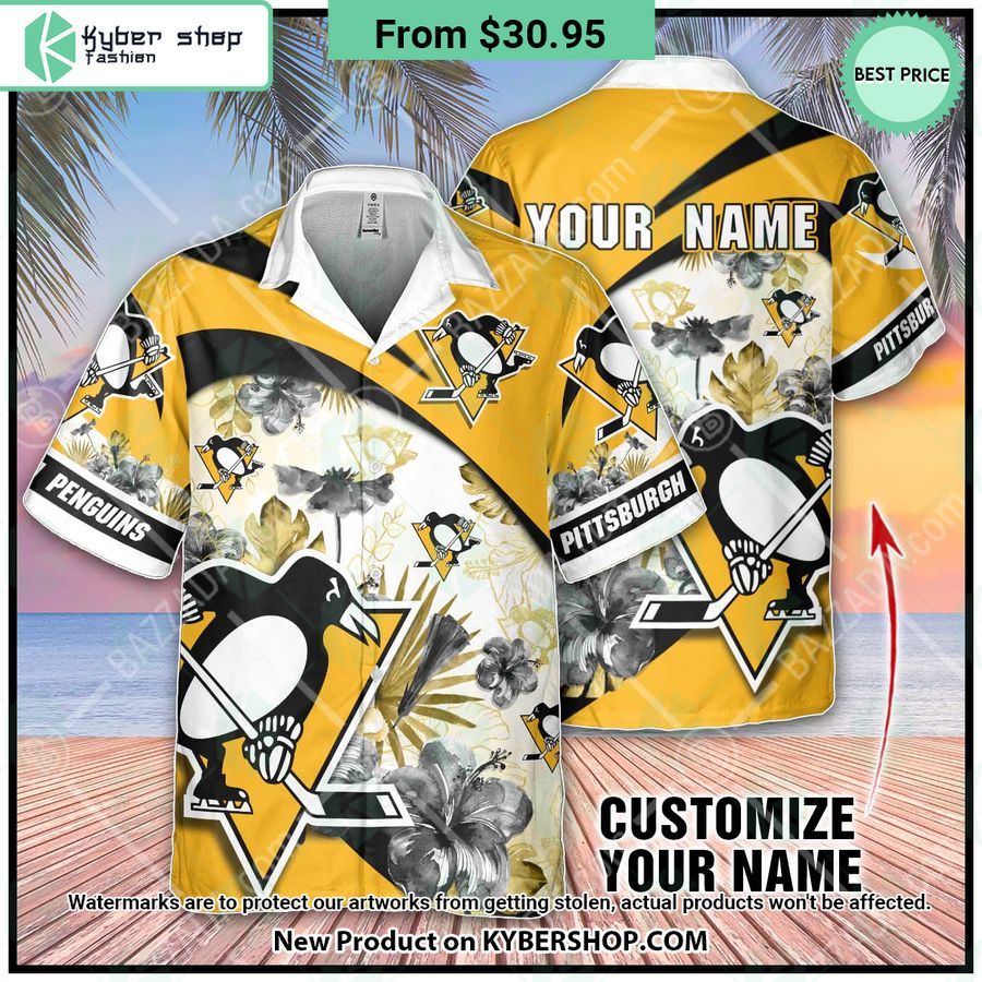 Pittsburgh Penguins custom personalized Hawaiian Shirt